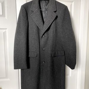 Men’s wool over coat.